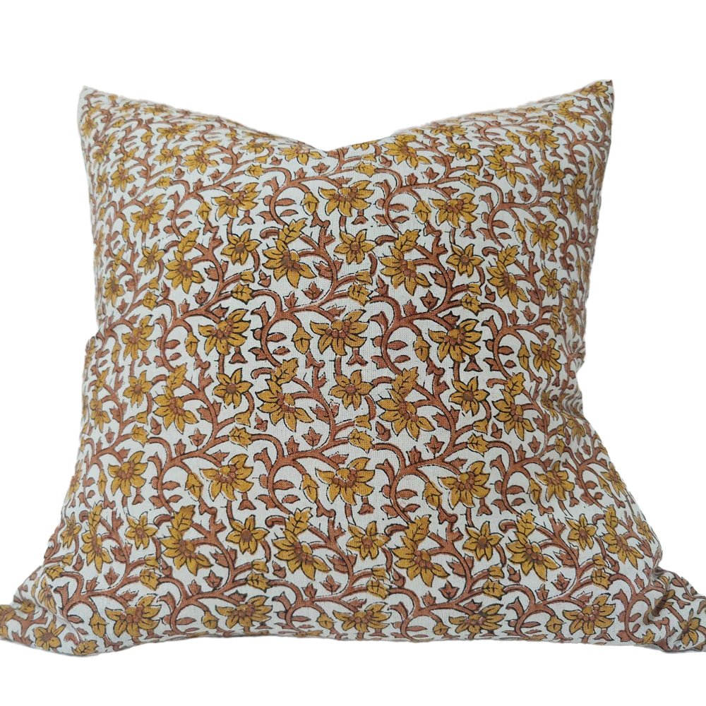 Artisan Hand Block Printed Feather Filled Cushions