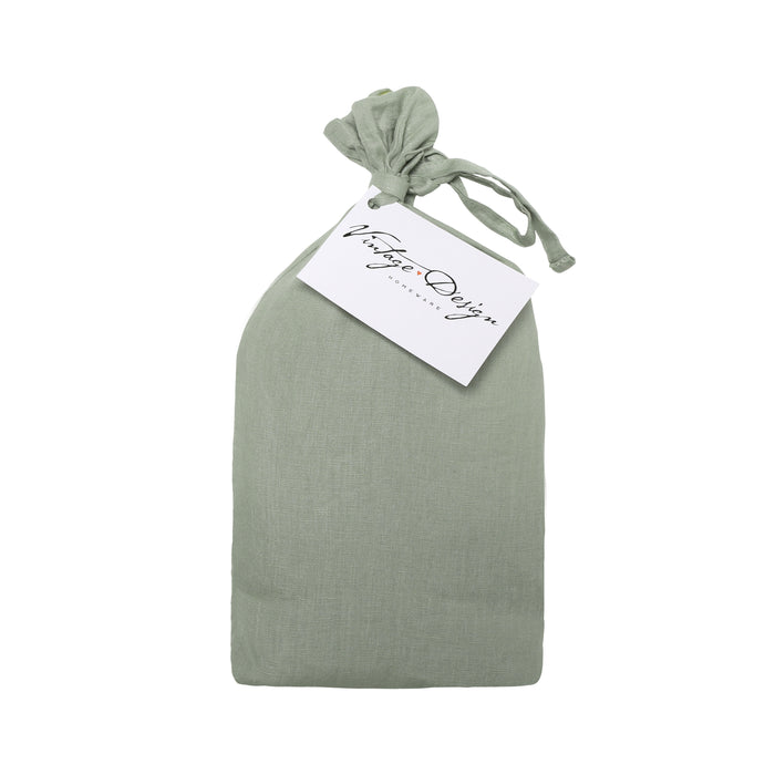 100% French Flax Linen Euro Pillowcase (5 colours available)