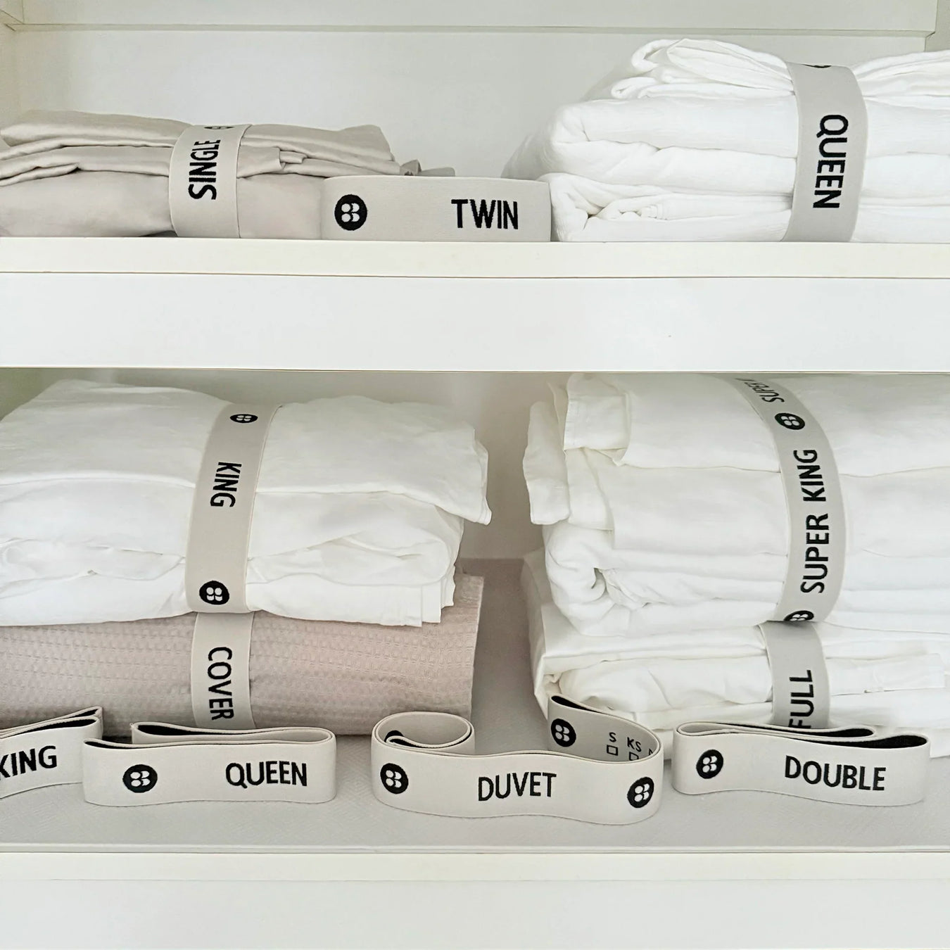 Bedding Bundler - Bed Linen Storage Bands