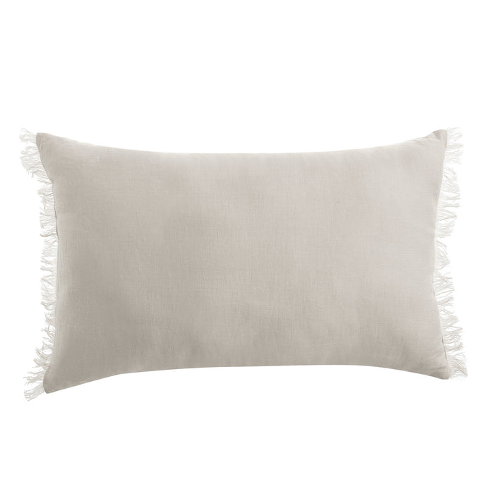 NEW French Linen Filled Cushion - Natural 35cm x 55cm and 55cm x 55cm