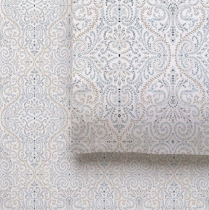 100% Indian Cotton Soft Flannelette Sheet Set - Maya Print
