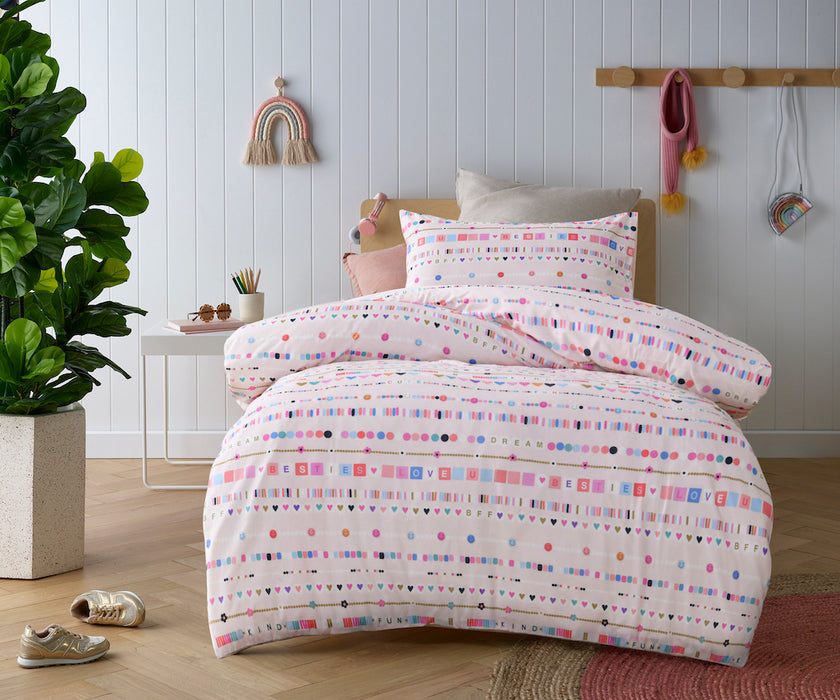 Happy Kids 100% Cotton Quilt Cover Set - Swifty