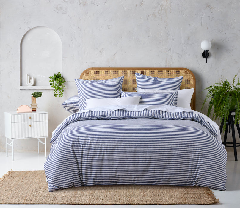 NEW! Vintage Design Brooklyn Linen Cotton Quilt Cover Set