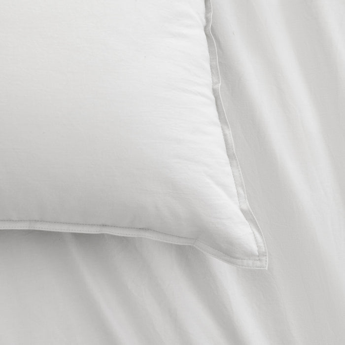 Accessorize Stone Washed 100% Cotton Quilt Cover Set - White