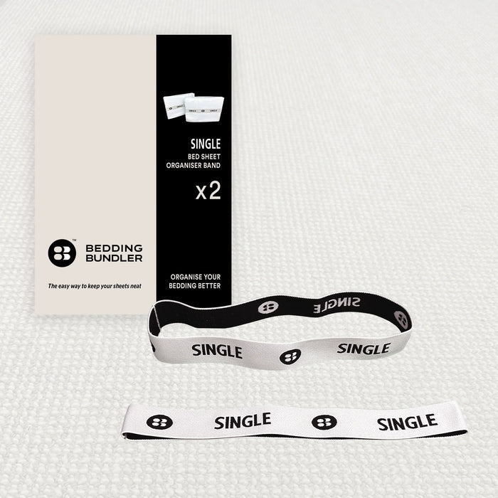 Bedding Bundler - Bed Sheet Organiser Bands (Set of 2)