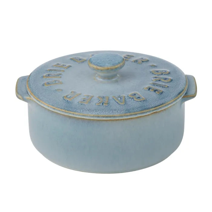 Ceramic Brie Baker  - Denim Blue