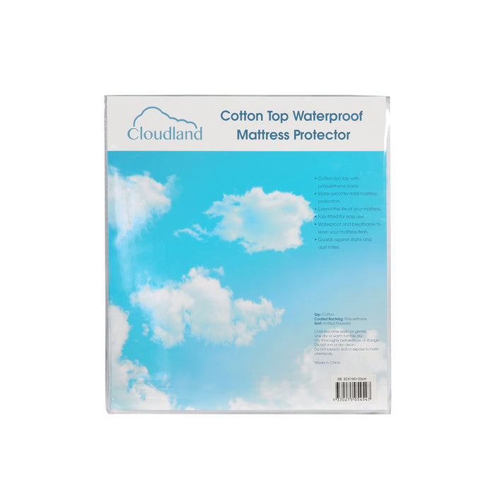 Cloudland Cotton Top Waterproof Mattress Protector