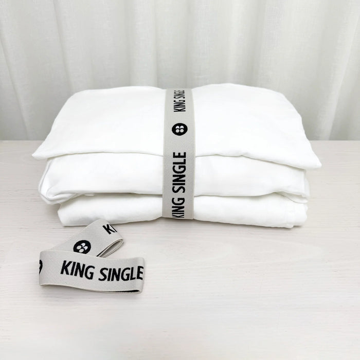 Bedding Bundler - Bed Sheet Organiser Bands (Set of 2)