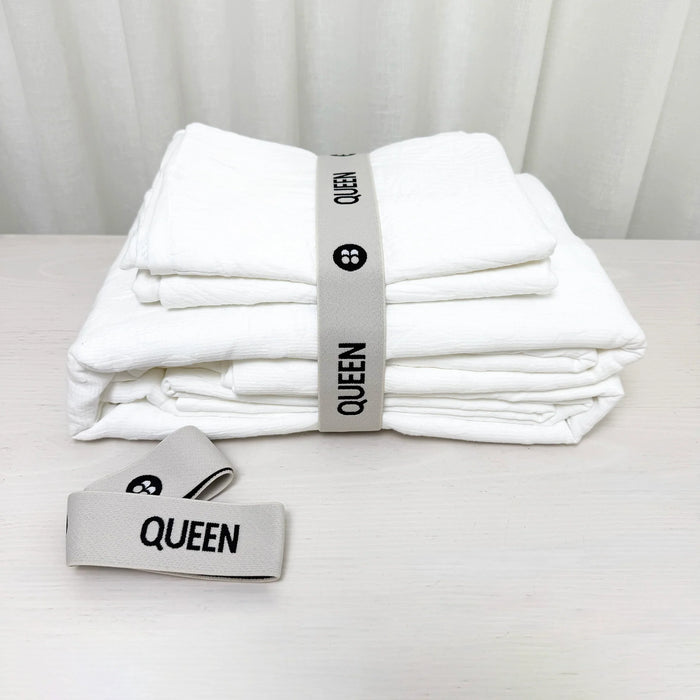 Bedding Bundler - Bed Sheet Organiser Bands (Set of 2)