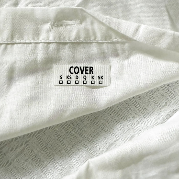 Bedding Bundler - Bed Sheet Labels for identifying different Bedding Sizes (Pack of 4)