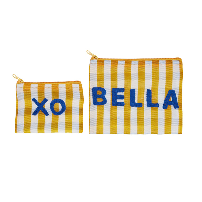 Recycled Plastic Pouches - Bella (Set of Two Pouches)