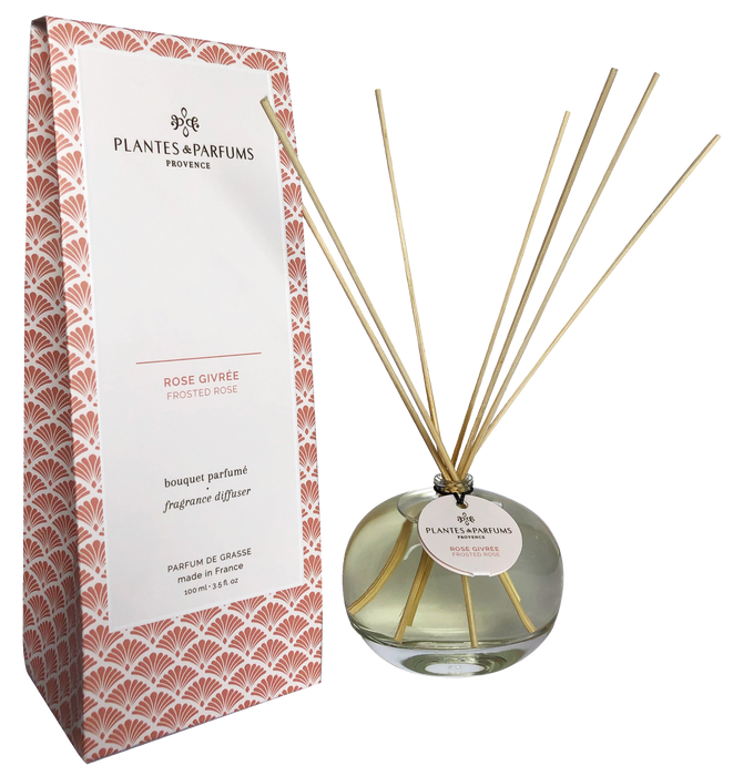 Plantes & Parfums -100ml Fragrance Diffuser - Frosted Rose
