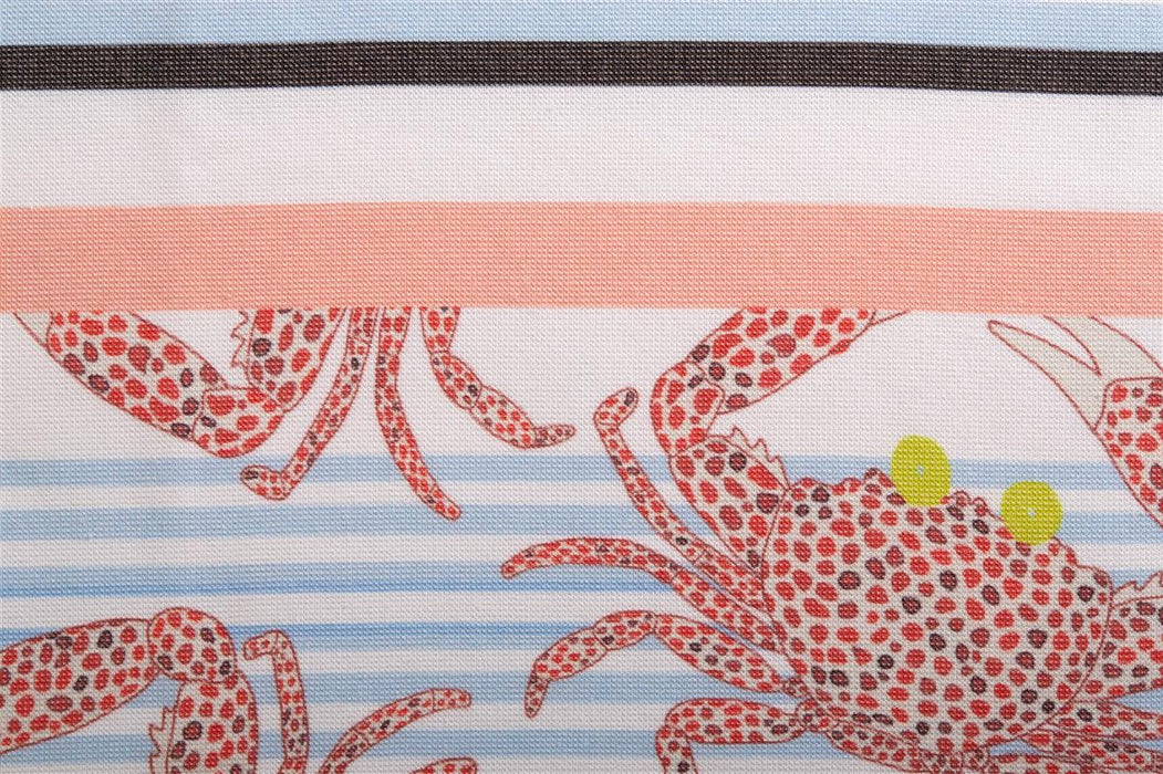 Oilily- Crazy Crabs Printed Cotton Terry Turkish Towel