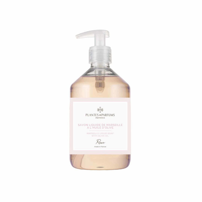 Plantes & Parfums - Marseille Liquid Soap 500ml - Rose