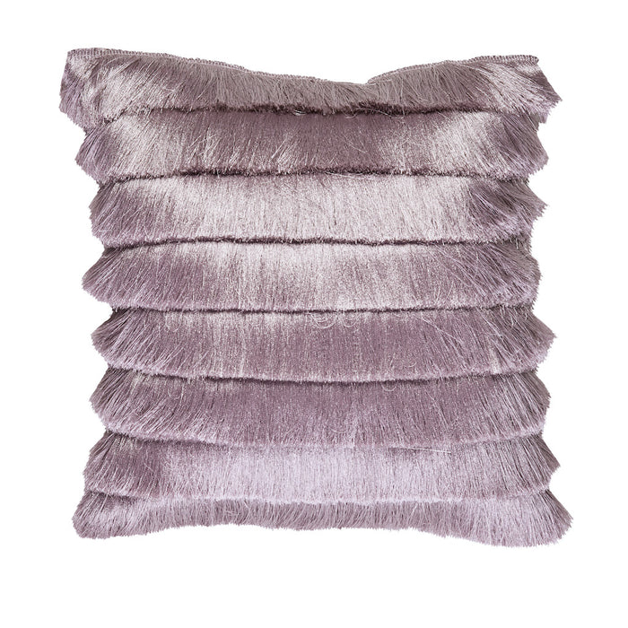 Bedding House - Fringy Filled Cushion -Lilac