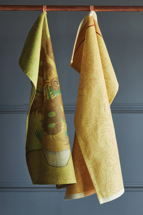 Van Gogh Yellow Sunflower Tea Towel