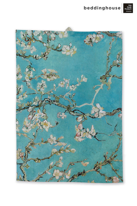 Van Gogh Blue Blossom Tea Towel