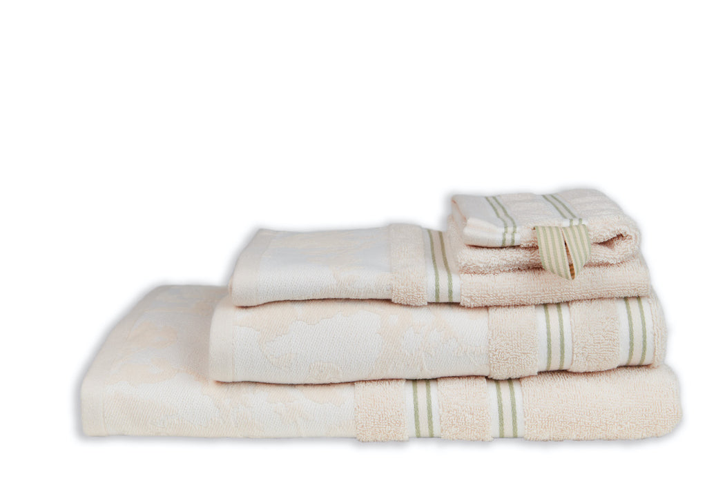 Bedding House - Van Gogh Fleurir Towel Collection - Off White
