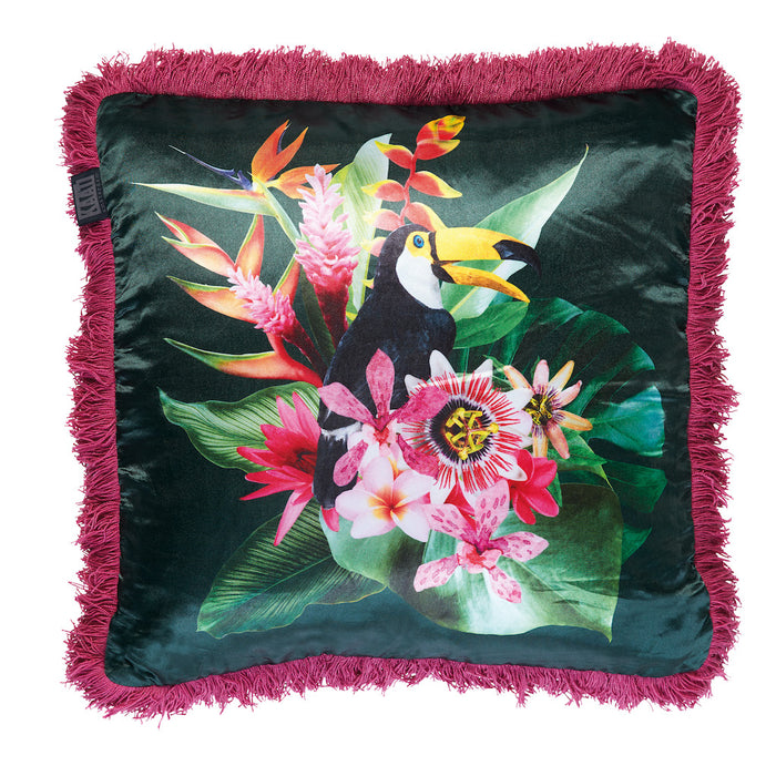 Bedding House - Jungle Fever Filled Cushion -  Pink