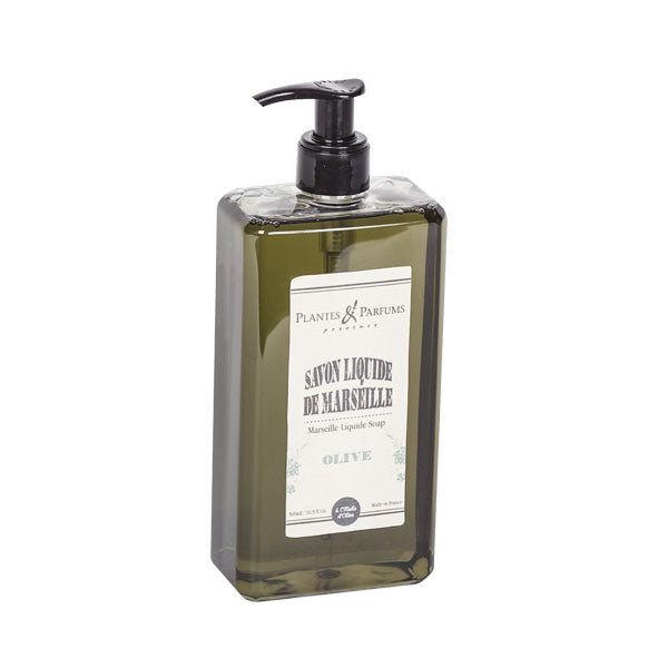 Plantes & Parfums - Natural Marseille Liquid Soap 500ml - Olive