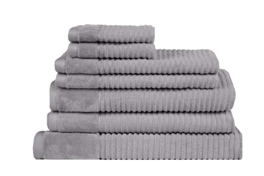NEW COLOURS! 100% Cotton 7 Piece Bath Towel Sets - 600 GSM
