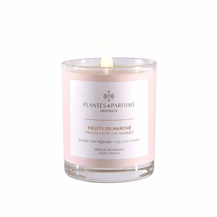 Plantes & Parfums - 180g Perfumed Hand Poured Candle - Fruits from the Market