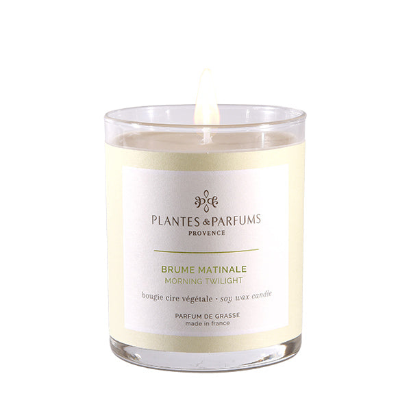 Plantes & Parfums - 180g Perfumed Hand Poured Candle - Morning Twilight