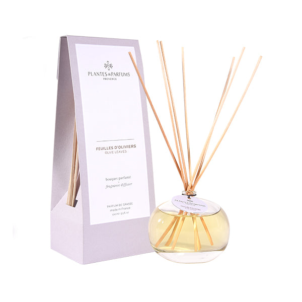 Plantes & Parfums - 100ml Fragrance Diffuser - Olive Leaves