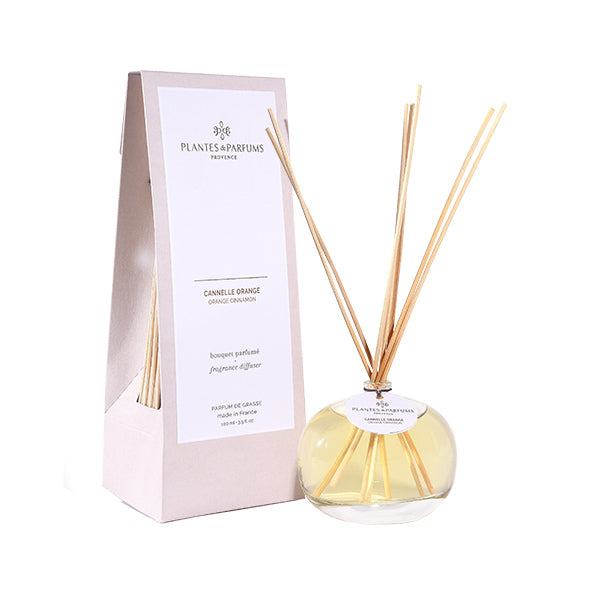 Plantes & Parfums - 100ml Fragrance Diffuser - Orange Cinnamon