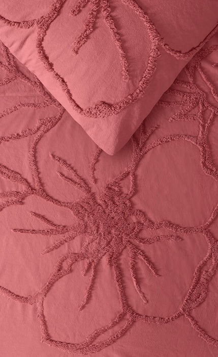 Rosa Chenille 100% Cotton Quilt Cover Set