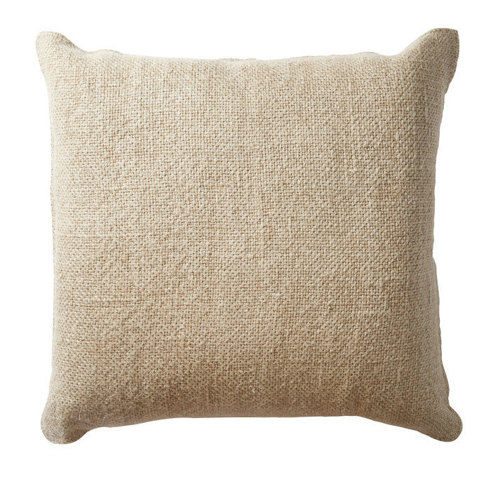 100% French Linen European Cushion - Natural