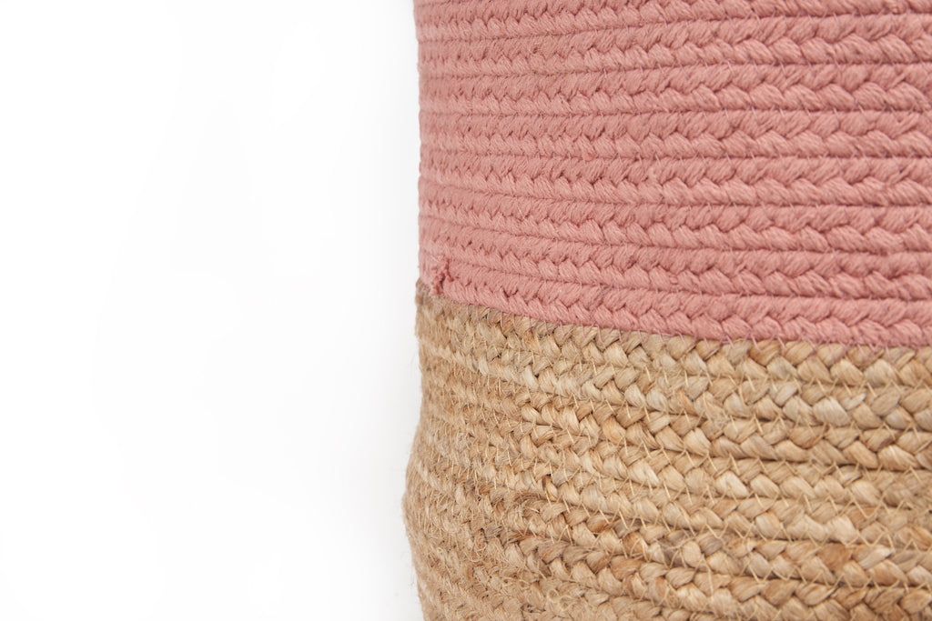Maha Hand Loomed Natural Basket (4 colours available)