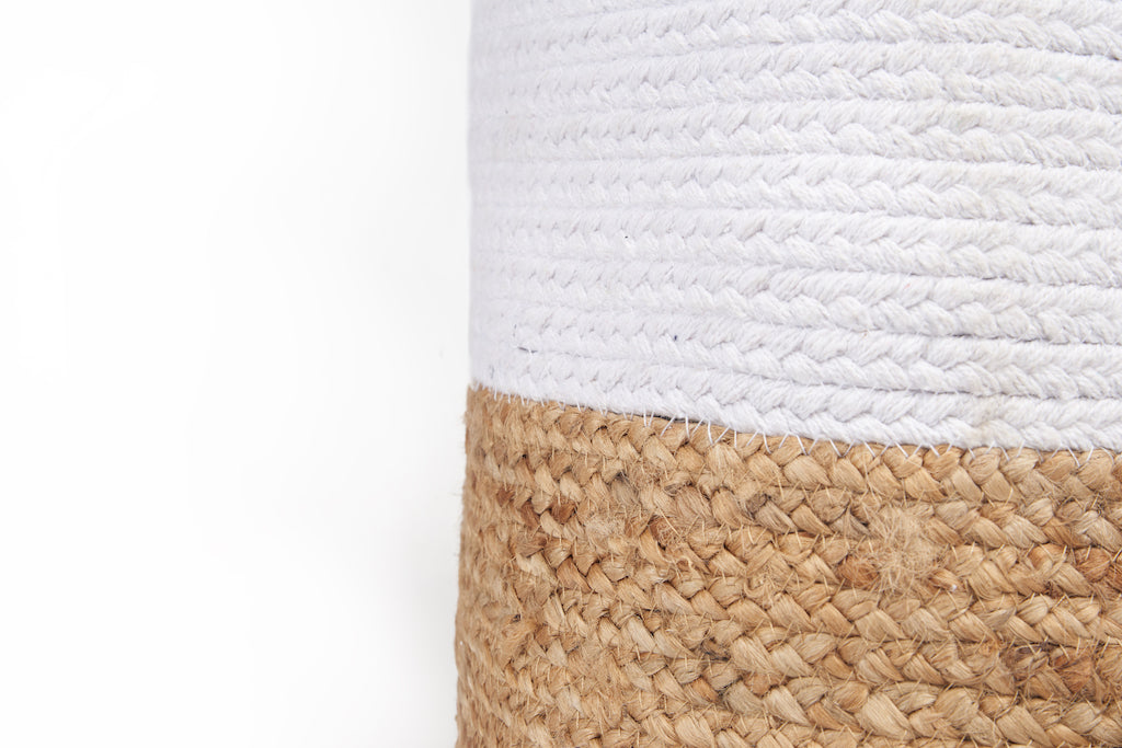 Maha Hand Loomed Natural Basket (4 colours available)