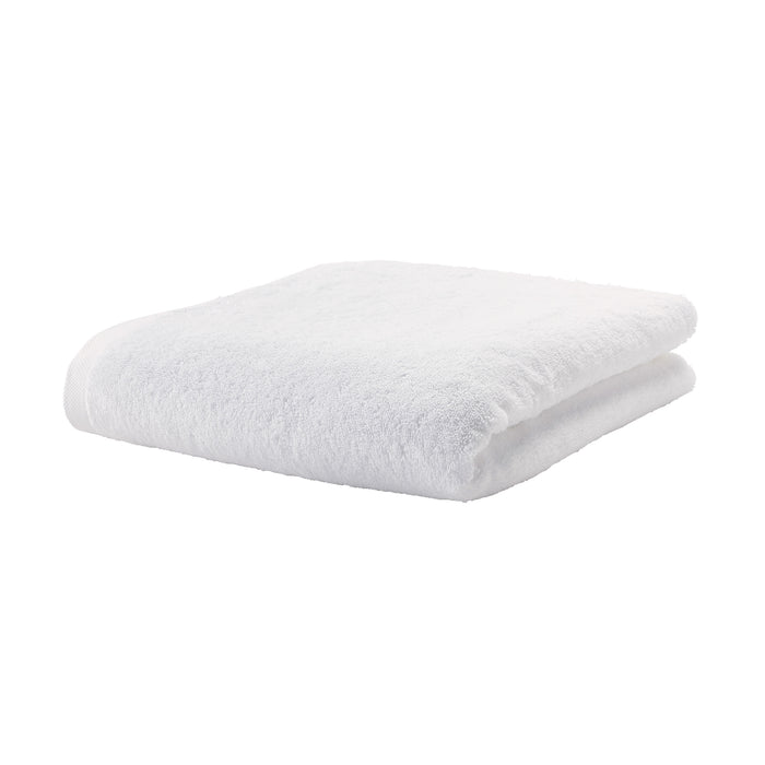 Aquanova - LONDON Egyptian Combed Cotton White Bath Towel 70cm x 130cm