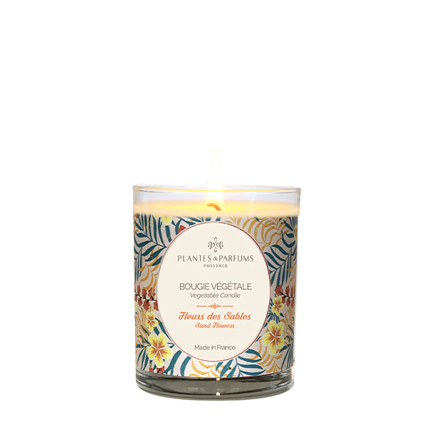 Plantes & Parfums - 75g Perfumed Hand Poured Candle - Sand Flowers