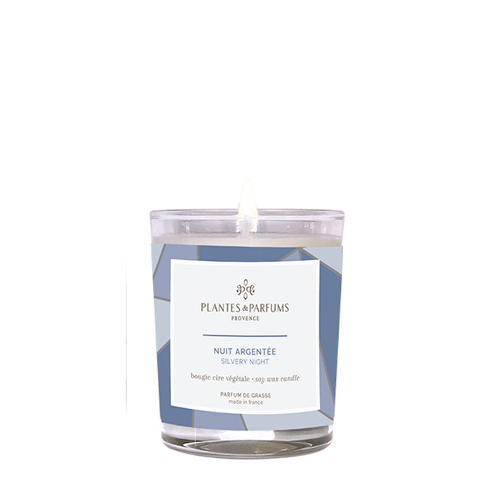 Plantes & Parfums - 75g Perfumed Hand Poured Candle - Silvery Night