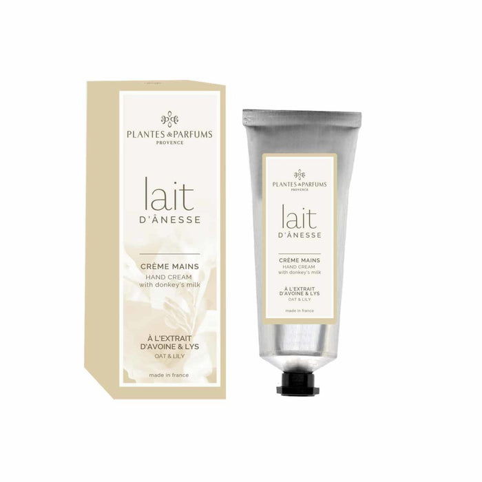 Plantes & Parfums - 30ml Hand Cream with Donkey's Milk - Oat & Lily Extracts