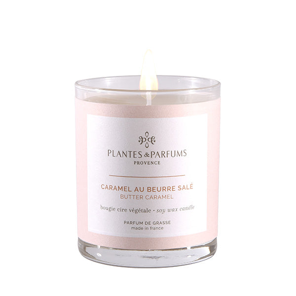 Plantes & Parfums -180g Handcrafted Perfumed Candle - Butter Caramel