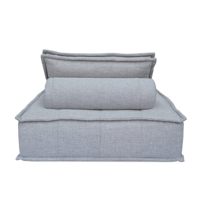 The Capri One Person Lounger - Patterno Grey