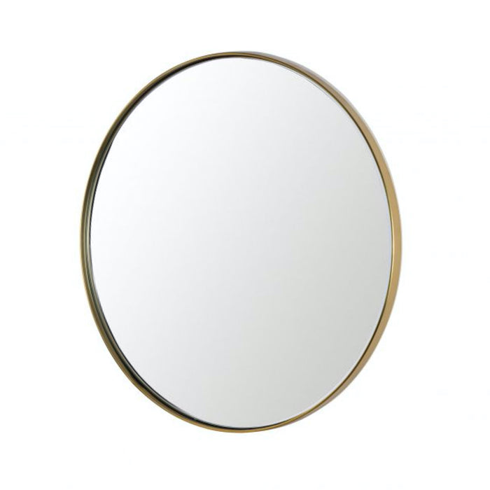 Gatsby Round Mirror - Gold Metal