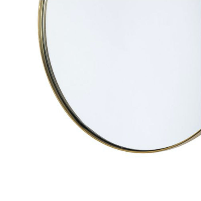 Gatsby Oval Mirror - Gold Metal