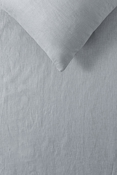 100% French Flax Linen Sheet Set - Dove Grey