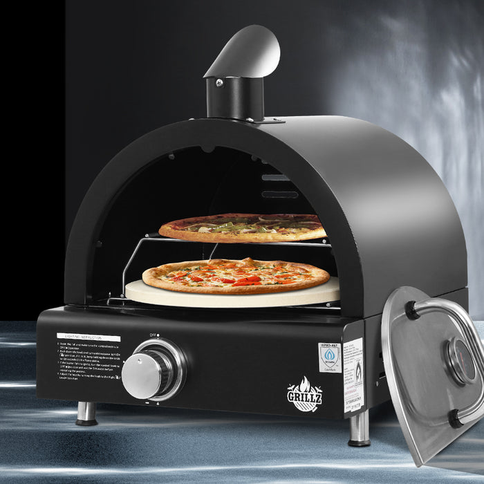Portable Pizza Oven - Black