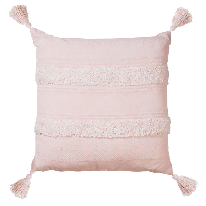 Indra Tassel 100% Cotton Cushion (3 colours available)
