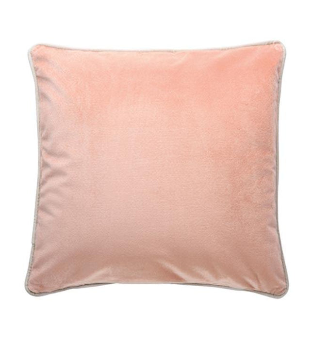 Heavy Weight Velvet Feather Filled Cushion - Blush