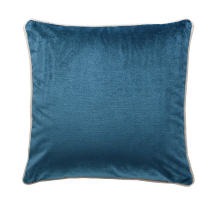 Heavy Weight Velvet Feather Filled Cushion - Peacock