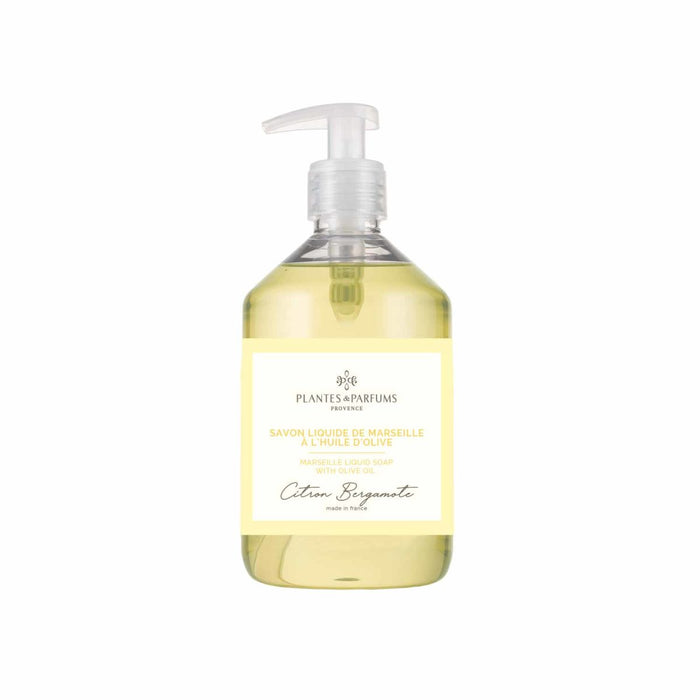 Plantes & Parfums - Marseille Liquid Soap 500ml - Lemon-Bergamot