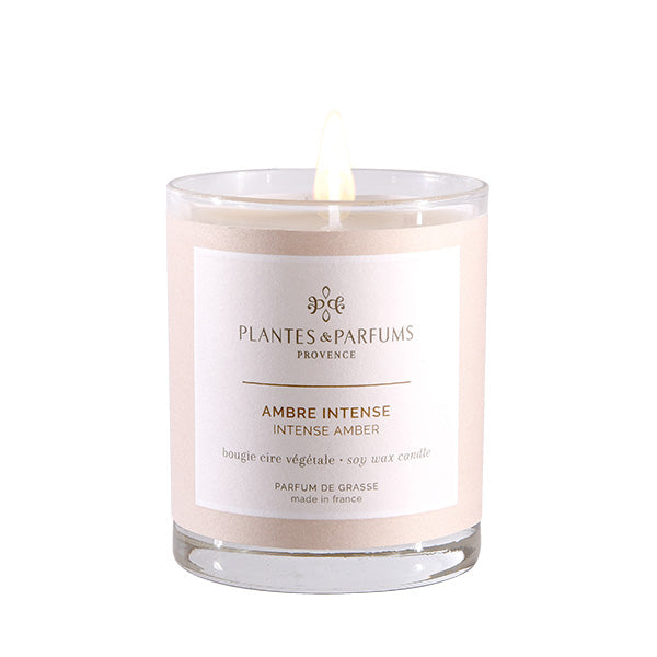 Plantes & Parfums -180g Handcrafted Perfumed Candle - Precious Amber