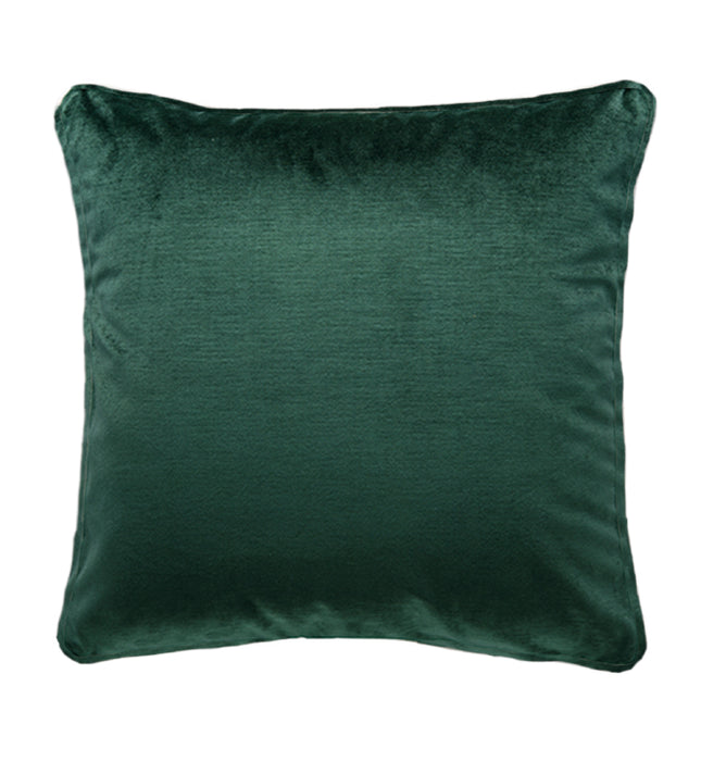 Heavy Weight Velvet Cushion - Emerald Green
