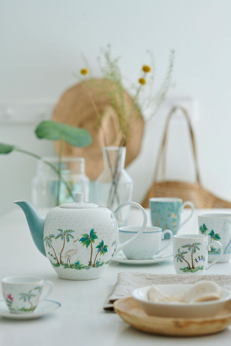 Pip Studio - Blue Set of 3 Tea Set- Jolie Flowers